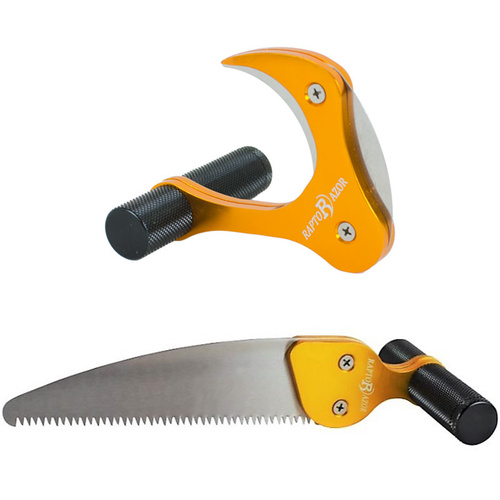 RaptoRazor Anodised Big Game Skinner + Mako Saw Blade Hunting Combo