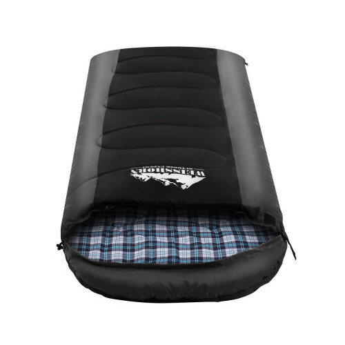 Weisshorn Sleeping Bag Bags Single Camping Hiking -20°C to 10°C Tent Winter Thermal Grey