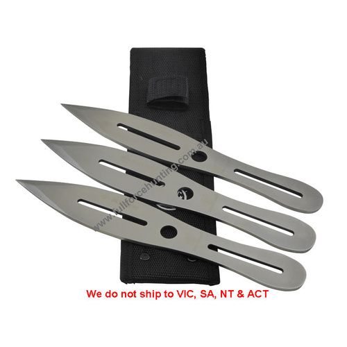 Smith & Wesson SWTK10CP 10" Bullseye Large Throwing Knife 3pc Set 