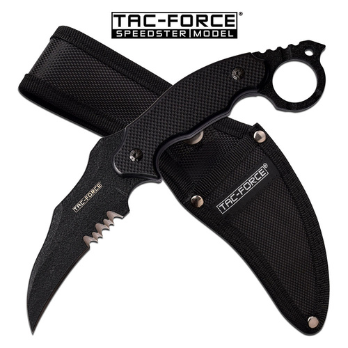 TAC-Force TF-FIX002BK Fixed Blade Karambit Black