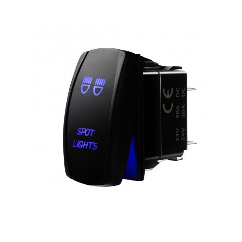 Laser Etched Rocker Switch for Spot Light Work Driving Lamp 4WD UTE 12V 24V